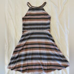 Art Class Multicolor Striped Mini Dress